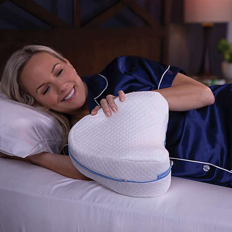 Clip Leg Pillow Heart-shaped Memory Foam Slow Rebound Leg Pillow Pregnant Women's Knee Pillow