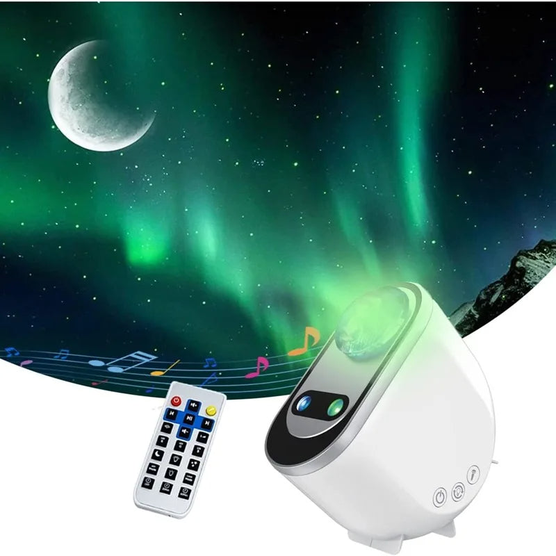 Aurora Borealis Starlight Projectors LED Galaxy Star Atmosphere Galaxy Night Light Home Bedroom Sky Moon Lamp Room Decor Gift