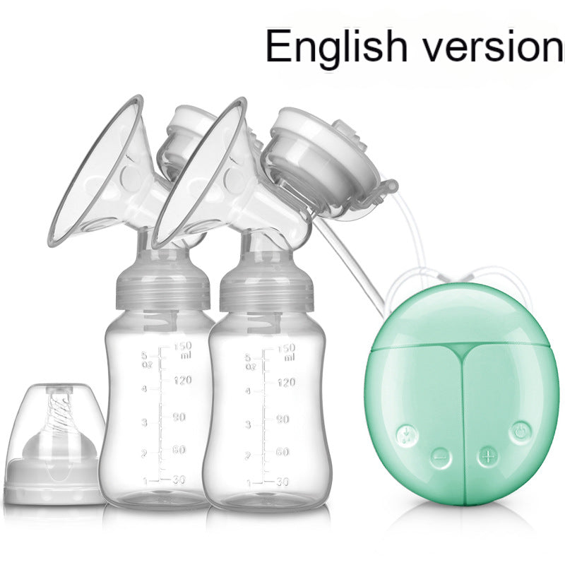 Purple Berry Rabbit Bilateral Electric Breast Pump Silent Milking Automatic Milking Machine Mother And Baby Products Manufacturer FDA CE