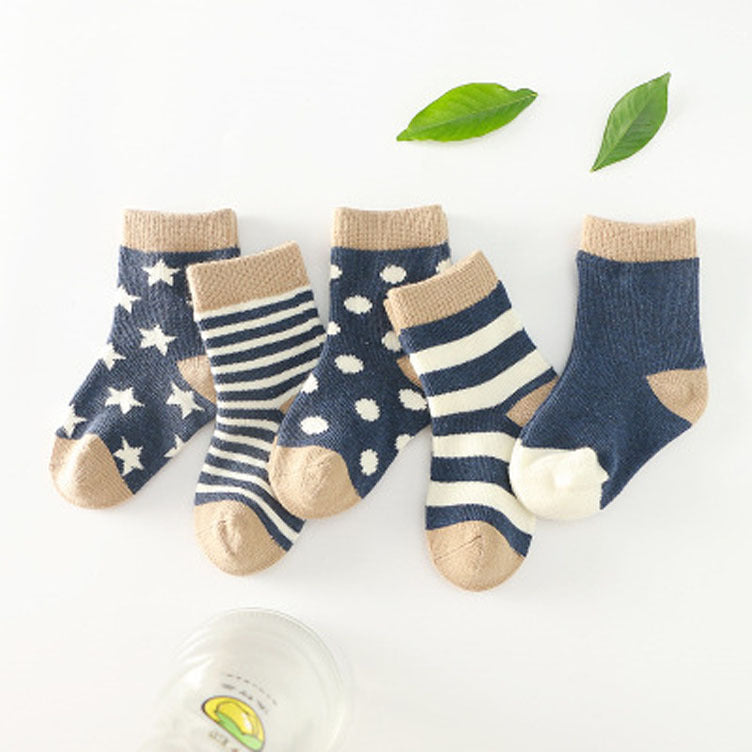 Cotton tube child socks