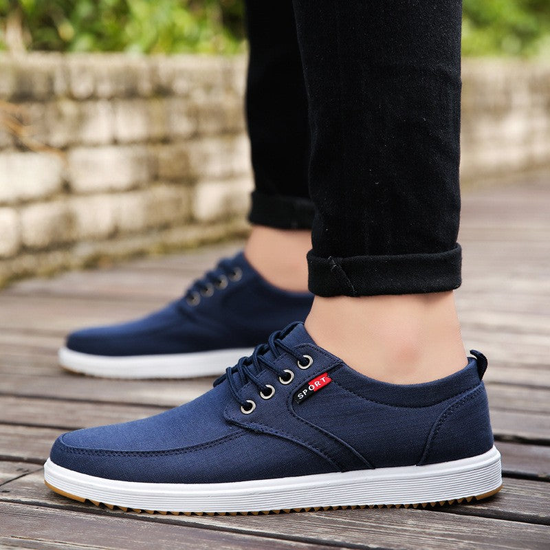 Men Casual Shoes Summer Canvas Shoes Men Breathable Casual Canvas Men Shoes Walking Men Shoes Chaussure Homme Factory sales