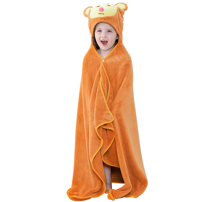 Baby Home Cloak Animal Shape Bath Towel