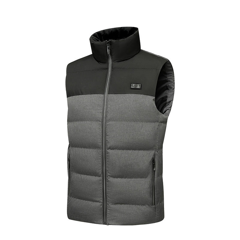 Self-heating Vest Winter Cotton Dress Dual Control Zone 15 Heating