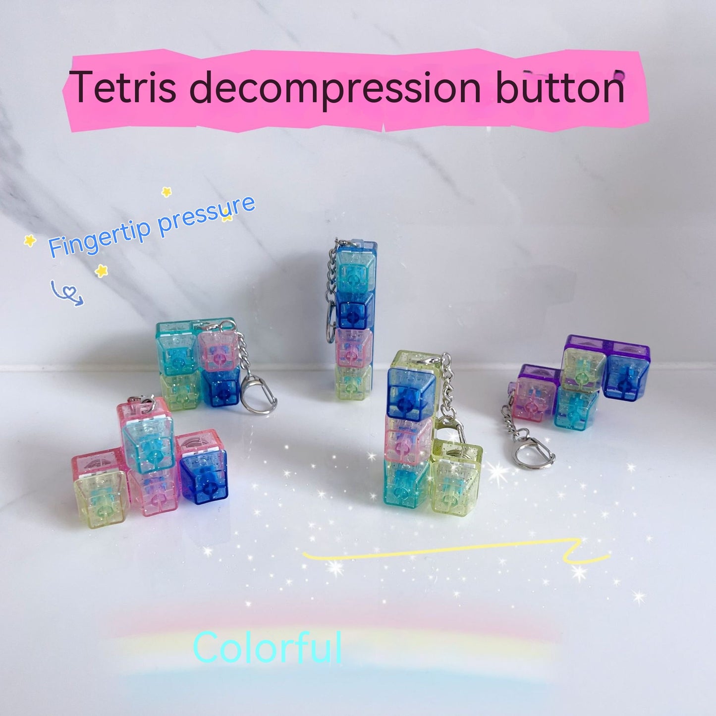 Button Decompression Function Luminous Toy