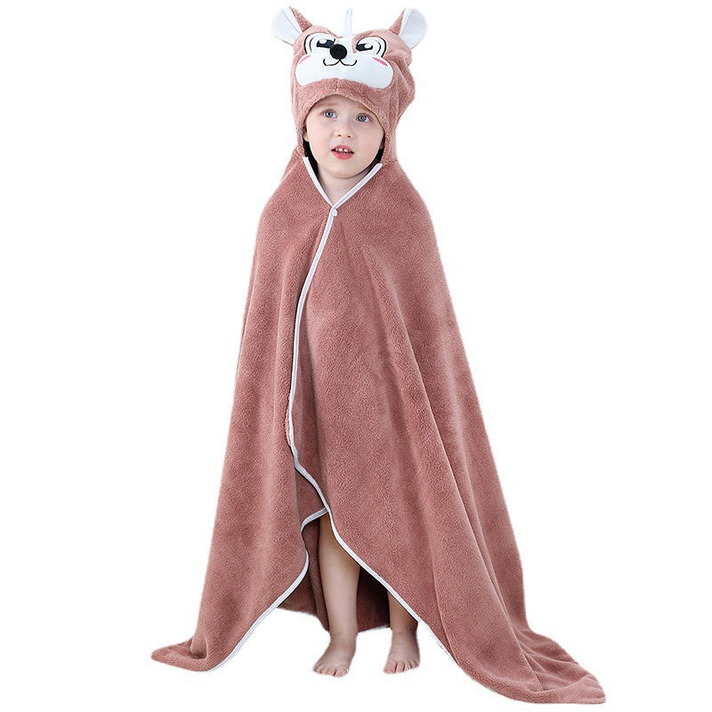 Baby Home Cloak Animal Shape Bath Towel