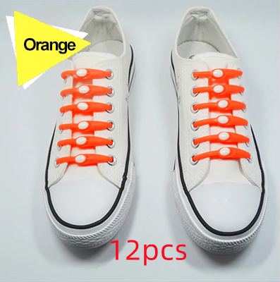 Silicone Elastic Multi-size Horn-shaped Shoelaces