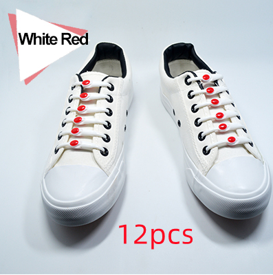 Silicone Elastic Multi-size Horn-shaped Shoelaces