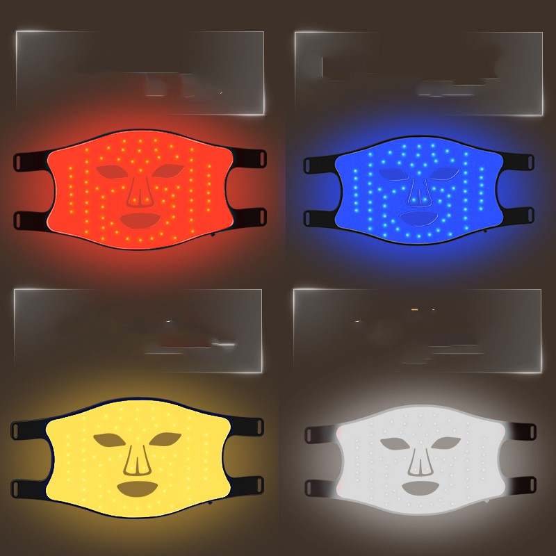 Beauty Mask Instrument Silicone Led Four Colors