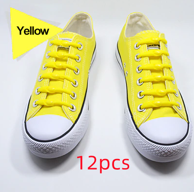 Silicone Elastic Multi-size Horn-shaped Shoelaces