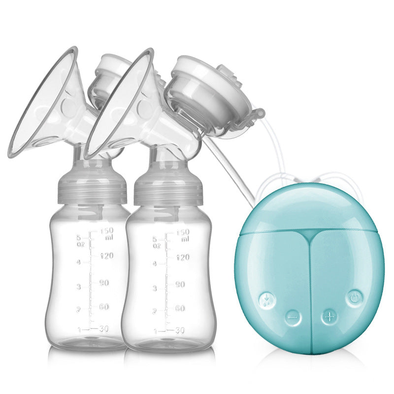 Purple Berry Rabbit Bilateral Electric Breast Pump Silent Milking Automatic Milking Machine Mother And Baby Products Manufacturer FDA CE