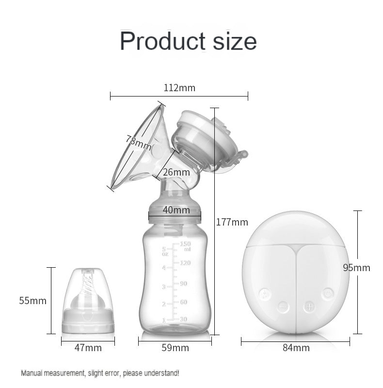 Purple Berry Rabbit Bilateral Electric Breast Pump Silent Milking Automatic Milking Machine Mother And Baby Products Manufacturer FDA CE